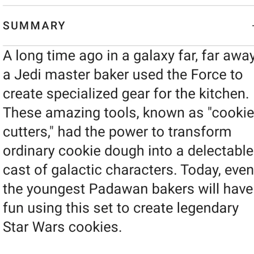 NEW! STAR WARS Williams-Sonoma Exclusive Cookie Cutters